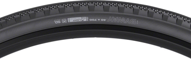Load image into Gallery viewer, WTB Byway Tire - 700 x 40 TCS Tubeless Folding Black Light/Fast Rolling SG2
