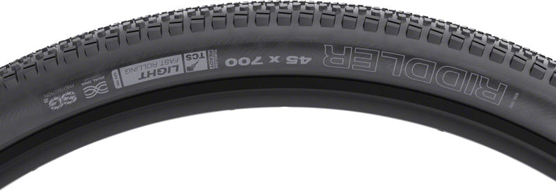 Load image into Gallery viewer, WTB Riddler Tire - 700 x 45 TCS Tubeless Folding BLK Light/Fast Rolling SG2
