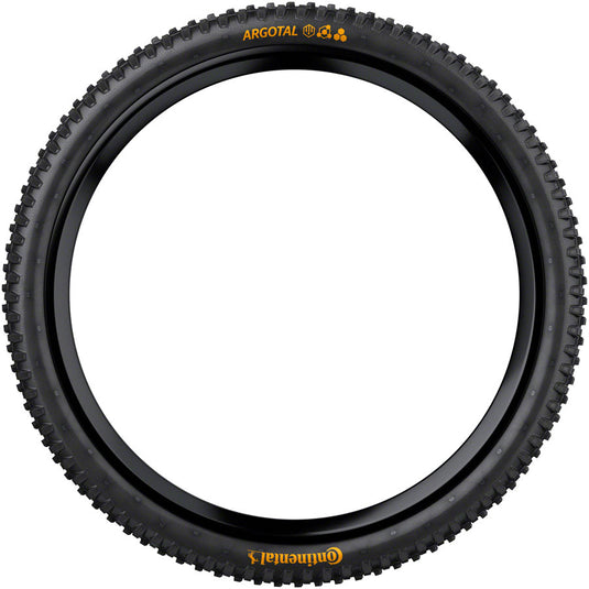 Continental Argotal Tire - 27.5 x 2.40 Tubeless Folding BLK SuperSoft Downhill Casing E25
