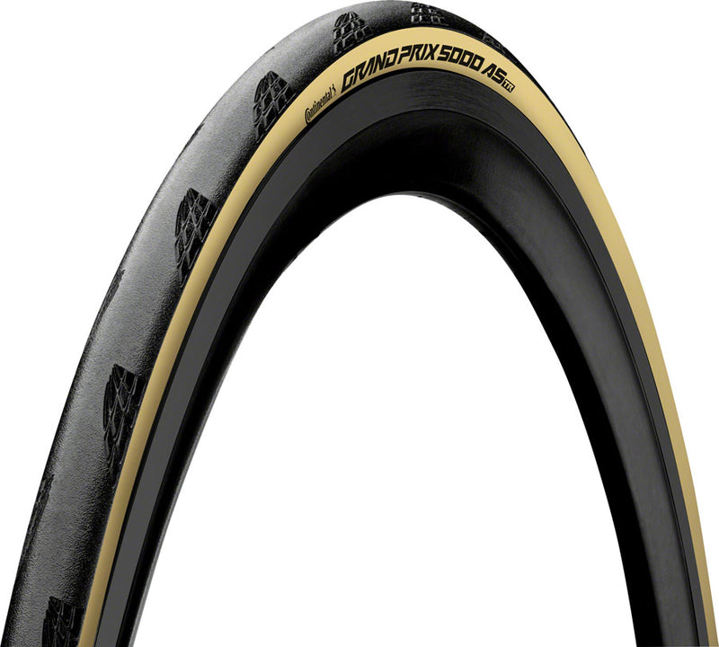 Load image into Gallery viewer, Continental Grand Prix 5000 All Season TR Tire - 700 x 25 Tubeless Folding BLK/Cream BLKChili Vectran Breaker LazerGrip
