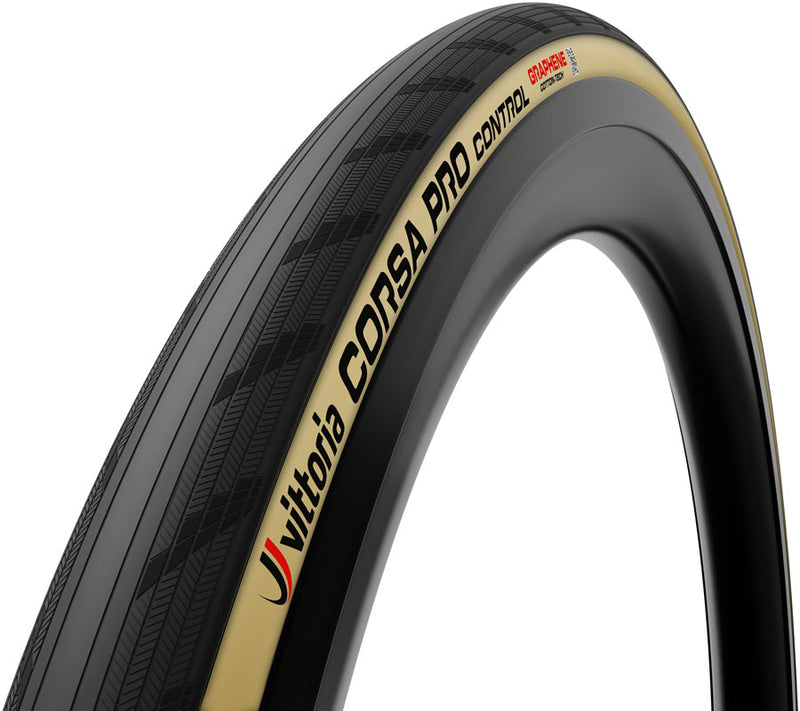 Load image into Gallery viewer, Vittoria Corsa Pro Control Tire - 700 x 34 Tubeless Folding BLK/Cotton Tan Race Graphene G2.0
