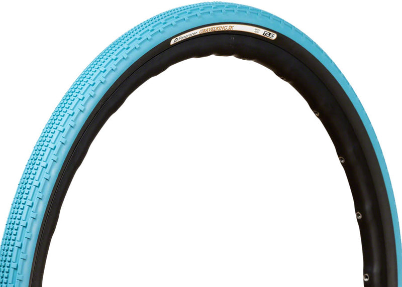 Load image into Gallery viewer, Panaracer GravelKing SK Tire - 700 x 32 Tubeless Folding Turquoise/Black
