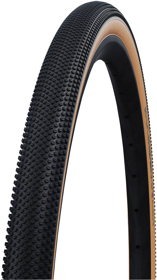 Load image into Gallery viewer, Schwalbe G-One Allround Tire - 700 x 35 Tubeless Folding BLK/Tan Performance Addix RaceGuard
