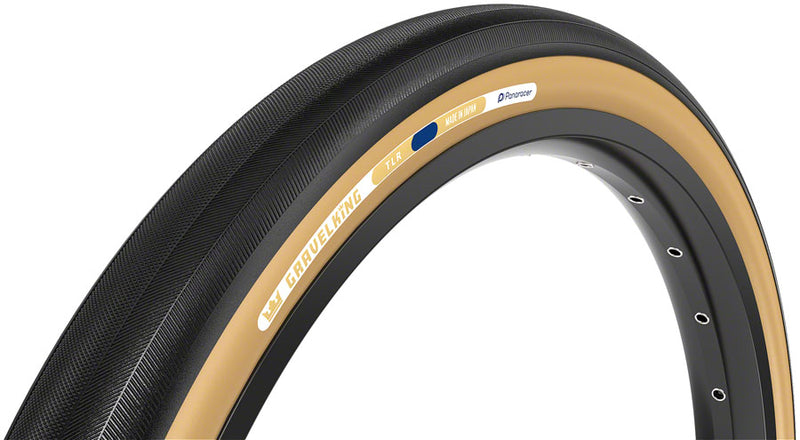 Load image into Gallery viewer, Panaracer GravelKing Slick Tire - 700 x 45 Tubeless Folding Black/Brown
