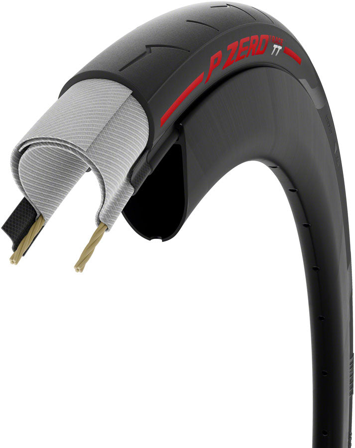 Load image into Gallery viewer, Pirelli P ZERO Race TT Tire - 700 x 28 Clincher Folding Red Label TechBelt SmartEvo

