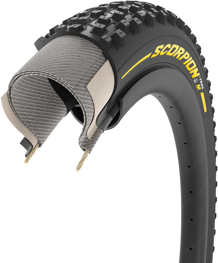 Load image into Gallery viewer, Pirelli Scorpion Trail M Tire - 29 x 2.4 Tubeless Folding YLW Label Team Edition

