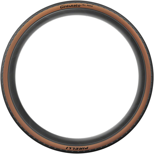 Pirelli Cinturato All Road Tire - 700 x 35 Tubeless Folding Classic Tan TechWALL+ Pro Gravel