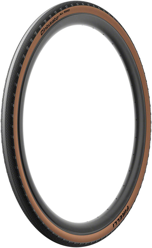 Pirelli Cinturato All Road Tire - 700 x 40 Tubeless Folding Classic Tan TechWALL+ Pro Gravel