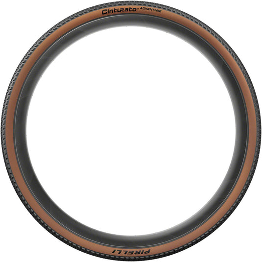 Pirelli Cinturato Adventure Gravel Tire 700x50C Folding Tubeless Ready PROCompound Gravel ProWALL Gravel 60TPI Tanwall