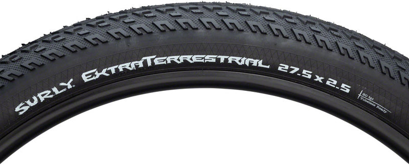 Load image into Gallery viewer, Surly ExtraTerrestrial Tire - 27.5 x 2.5 Tubeless Folding Black 60tpi
