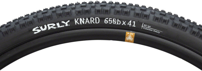 Load image into Gallery viewer, Surly Knard Tire - 650b x 41 Tubeless Folding Black 60tpi

