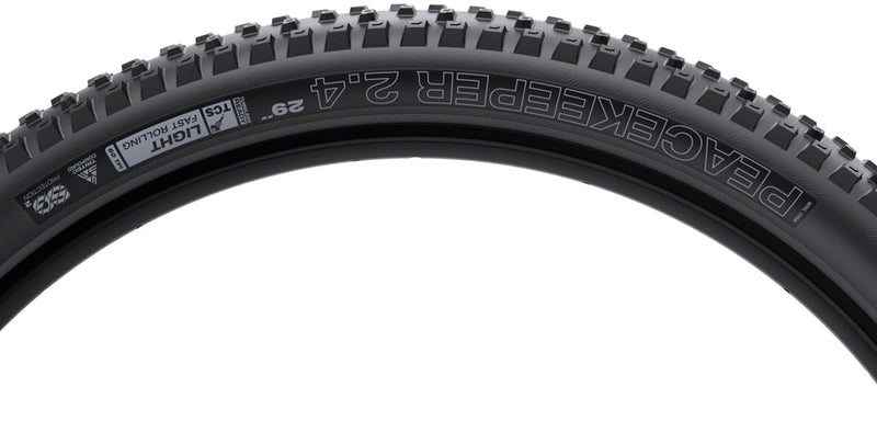 Load image into Gallery viewer, WTB Peacekeeper Tire - 29 x 2.4 TCS Tubeless Folding BLK Light/Fast Rolling TriTec SG2
