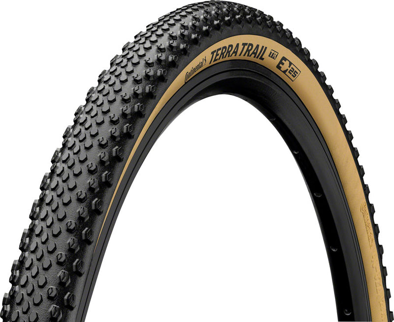Load image into Gallery viewer, Continental Terra Trail Tire - 700 x 35 Tubeless Folding BLK/Cream PureGrip ShieldWall System E25
