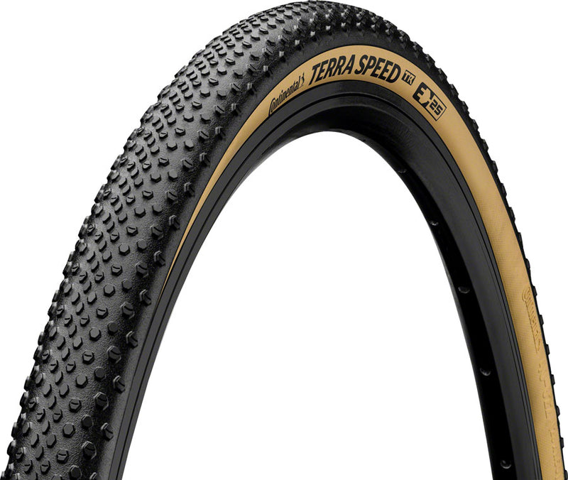 Load image into Gallery viewer, Continental Terra Speed Tire - 650b x 40 Tubeless Folding BLK/Cream BLKChili ProTection E25
