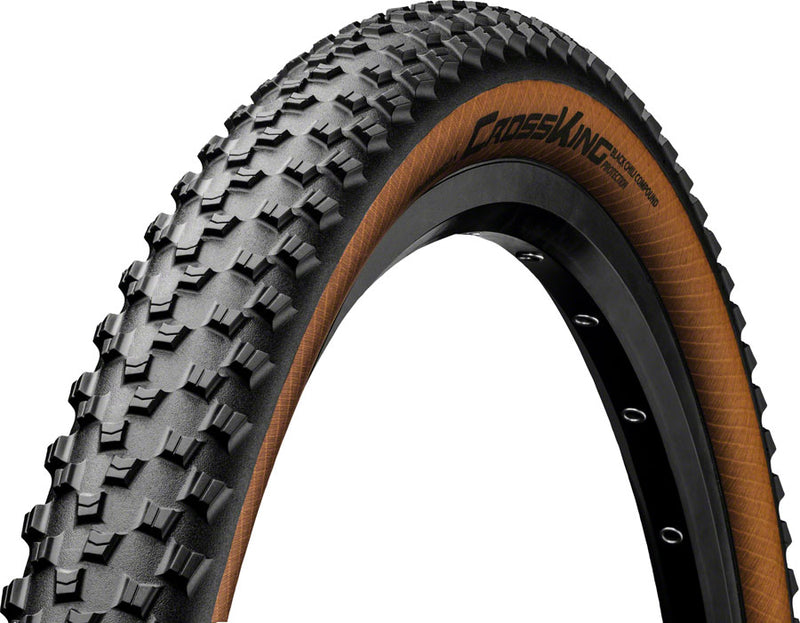 Load image into Gallery viewer, Continental Cross King Tire - 27.5 x 2.20 Tubeless Folding BLK/Bernstein BLKChili ProTection E25
