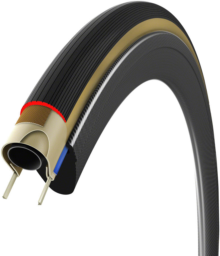 Load image into Gallery viewer, Vittoria Corsa Pro Tire - 700 x 28 Clincher Folding BLK/Tan Graphene + Silica G2.0
