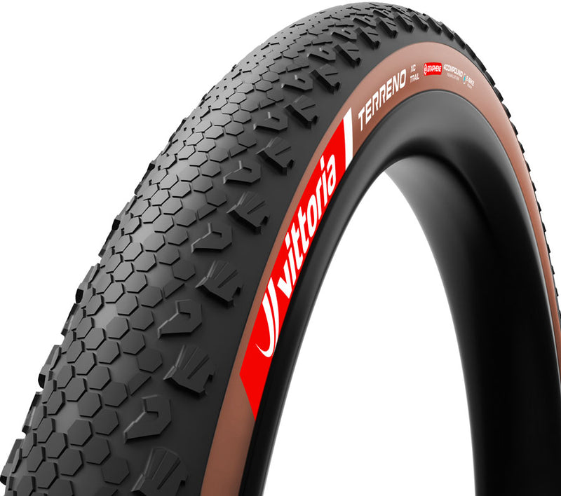 Load image into Gallery viewer, Vittoria Terreno XC Trail Tire - 29 x 2.40 Tubeless Folding BLK/Brown 4C Graphene
