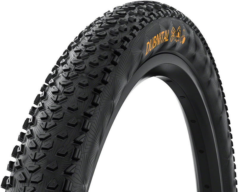 Load image into Gallery viewer, Continental Dubnital Tire - 27.5 x 2.20 Tubeless Folding BLK Rapid Trail Casing E25
