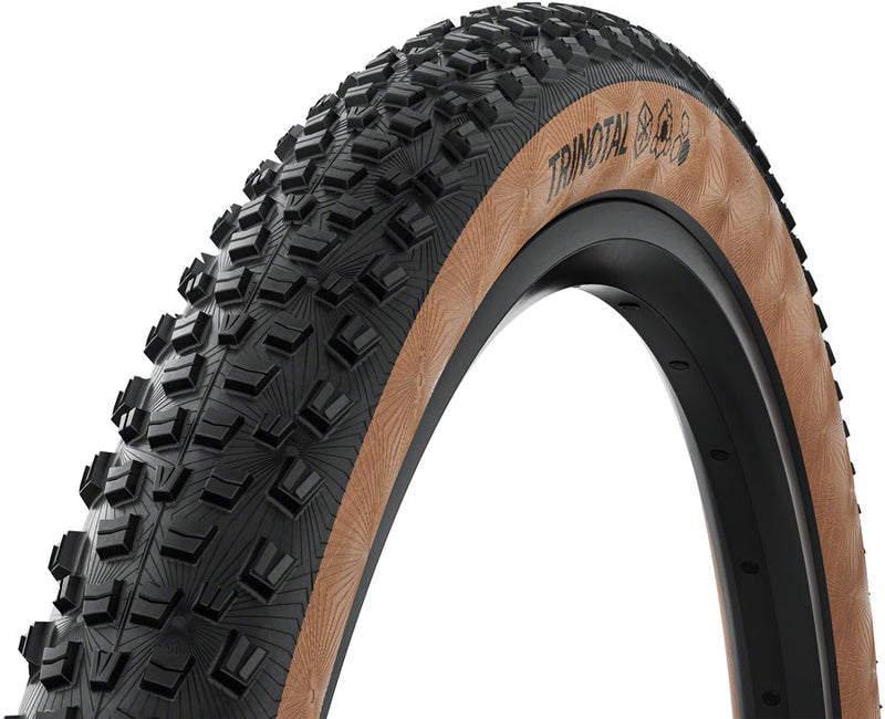 Load image into Gallery viewer, Continental Trinotal Tire - 29 x 2.40 Tubeless Folding BLK/Transparent Rapid Trail Casing E25

