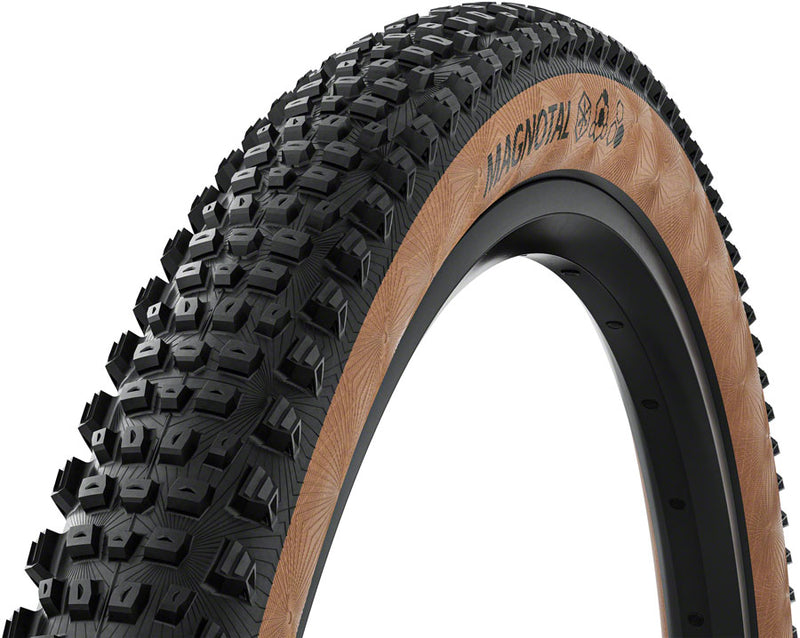 Load image into Gallery viewer, Continental Magnotal Tire - 29 x 2.40 Tubeless Folding BLK/Transparent Grip Trail Casing E25
