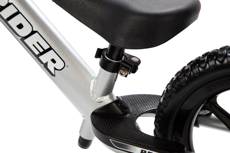 Load image into Gallery viewer, Strider 12 Pro Kids Balance Bike: Silver
