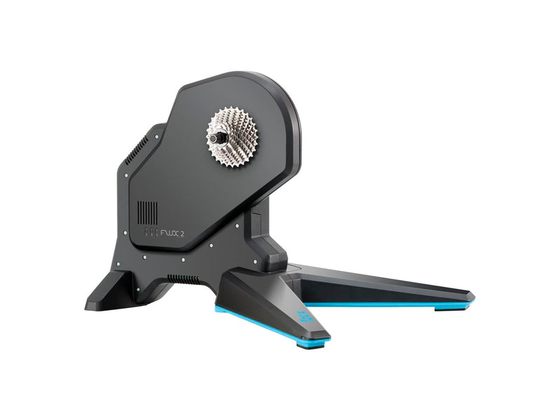 Load image into Gallery viewer, Garmin Tacx FLUX 2 Direct Drive Smart Black/Blue Trainer
