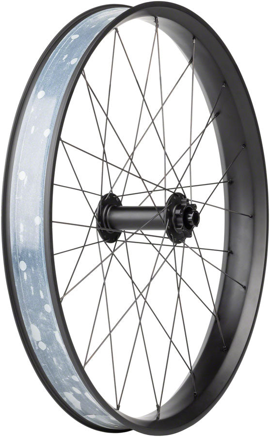 Load image into Gallery viewer, Quality Wheels Alex CF-1 Carbon Bear Pawl Front Wheel - 26" Fat 15 x 150mm 6-Bolt BLK 32H
