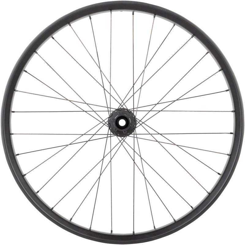 Load image into Gallery viewer, Quality Wheels Alex CF-1 Carbon Bear Pawl Front Wheel - 26" Fat 15 x 150mm 6-Bolt BLK 32H
