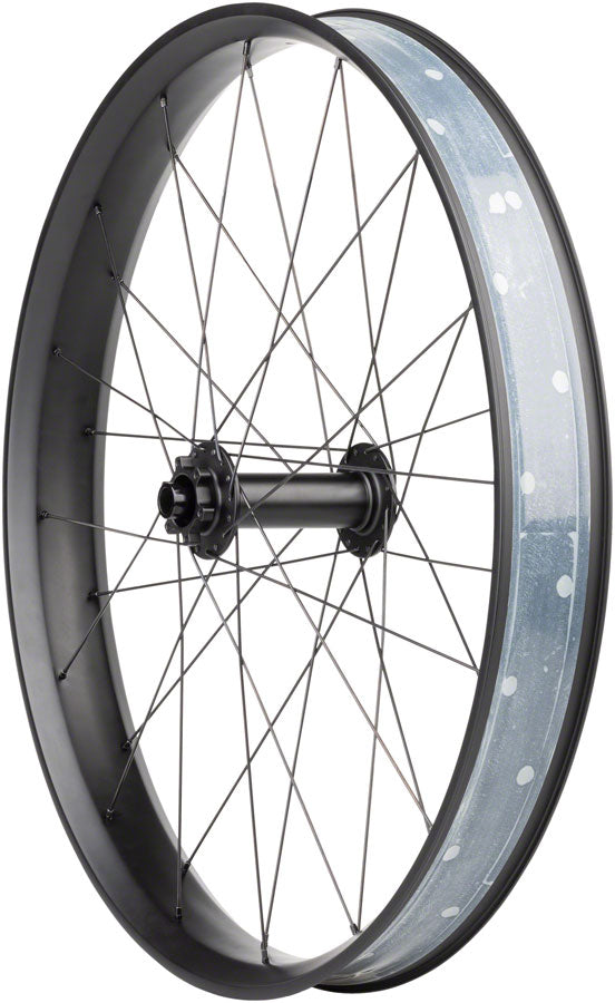 Load image into Gallery viewer, Quality Wheels Alex CF-1 Carbon Bear Pawl Front Wheel - 26" Fat 15 x 150mm 6-Bolt BLK 32H
