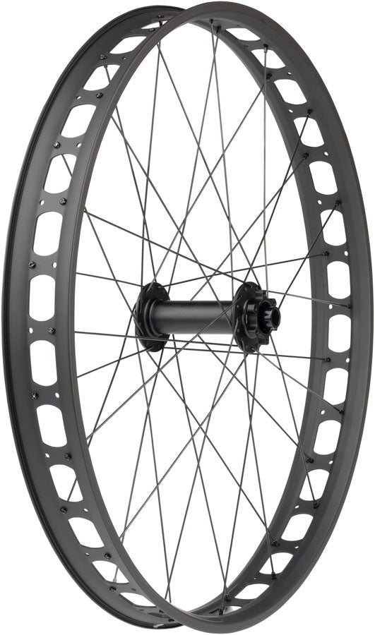 Load image into Gallery viewer, Quality Wheels Blizzerk Front Wheel - 27.5" 15 x 150mm 6-Bolt Black 32H
