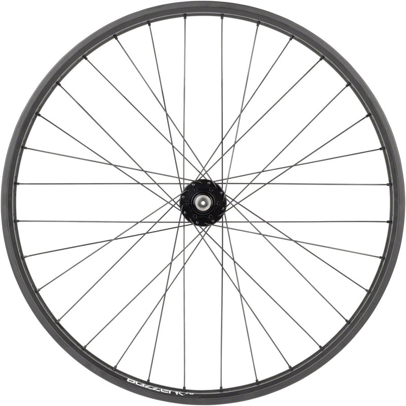 Load image into Gallery viewer, Quality Wheels Blizzerk Front Wheel - 26" QR x 135mm Pugsley 6-Bolt BLK 32H
