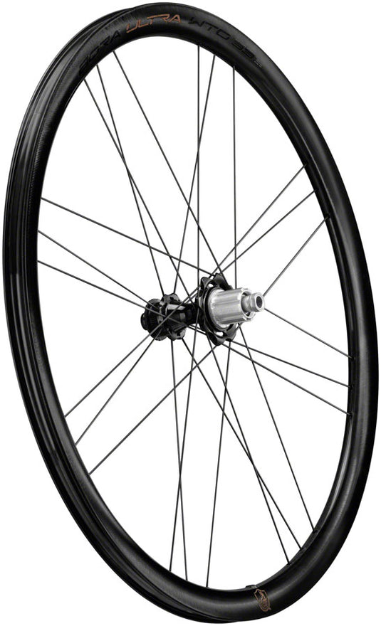 Campagnolo Bora Ultra WTO 33 Rear Wheel - 700c 12 x 142mm Center-Lock N3W 2-Way Fit Gray