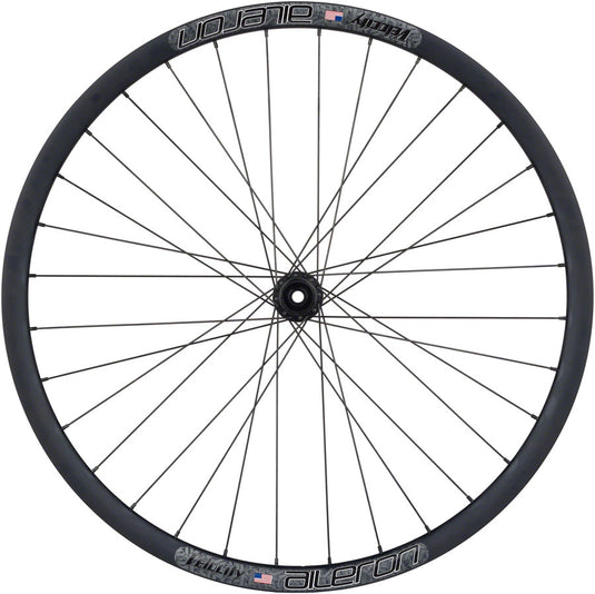 Quality Wheels Bear Pawls / Velocity Aileron Front Wheel - 700c 12 x 100mm Center-Lock BLK 32H