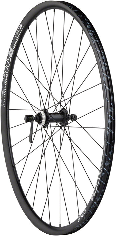 Load image into Gallery viewer, Quality Wheels Shimano / DT R500 Disc Wheelset - 700 QR x 100/135mm Center-Lock HG 11 MTN BLK 32H
