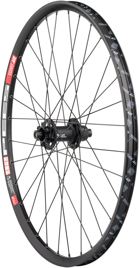 Load image into Gallery viewer, Quality Wheels Bear Pawls / DT Swiss E593 Rear Wheel - 26" 10 x 135mm Bolt-On 6-Bolt 13T Single-Speed BLK 32H
