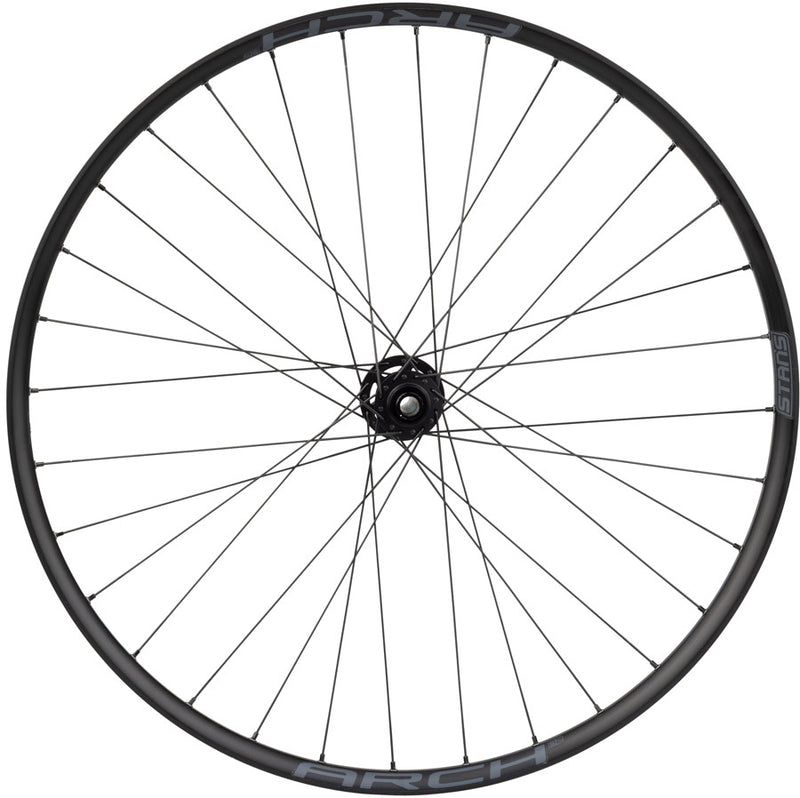 Load image into Gallery viewer, Quality Wheels DT 350 / Stans Arch S2 Front Wheel - 29" 15 x 110mm 6-Bolt BLK 32H
