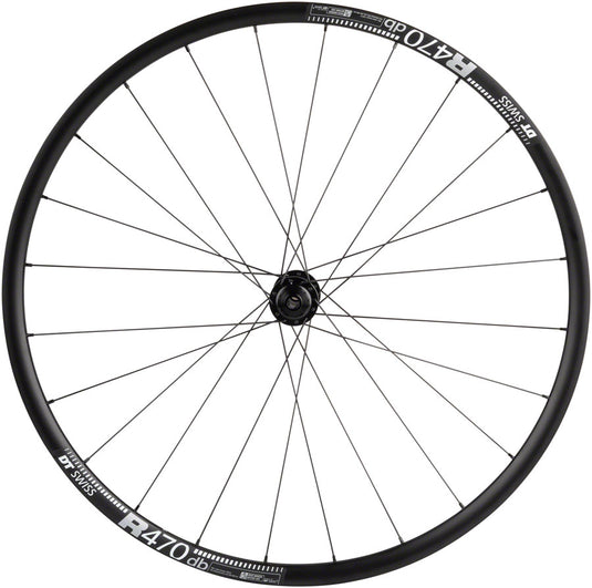 Quality Wheels DT 350/DT R470db Front Wheel - 700 12 x 100mm Center-Lock BLK 24H