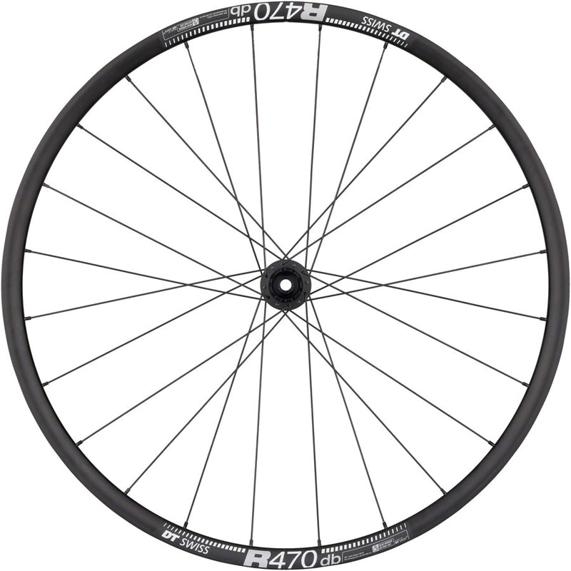 Load image into Gallery viewer, Quality Wheels DT 350/DT R470db Rear Wheel - 700 12 x 142mm Center-Lock HG 11 MTN Road BLK 24H
