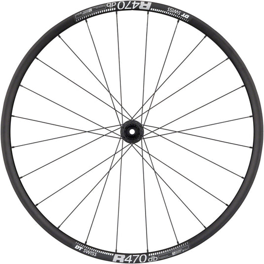 Quality Wheels DT 350/DT R470db Rear Wheel - 700 12 x 142mm Center-Lock HG 11 MTN Road BLK 24H