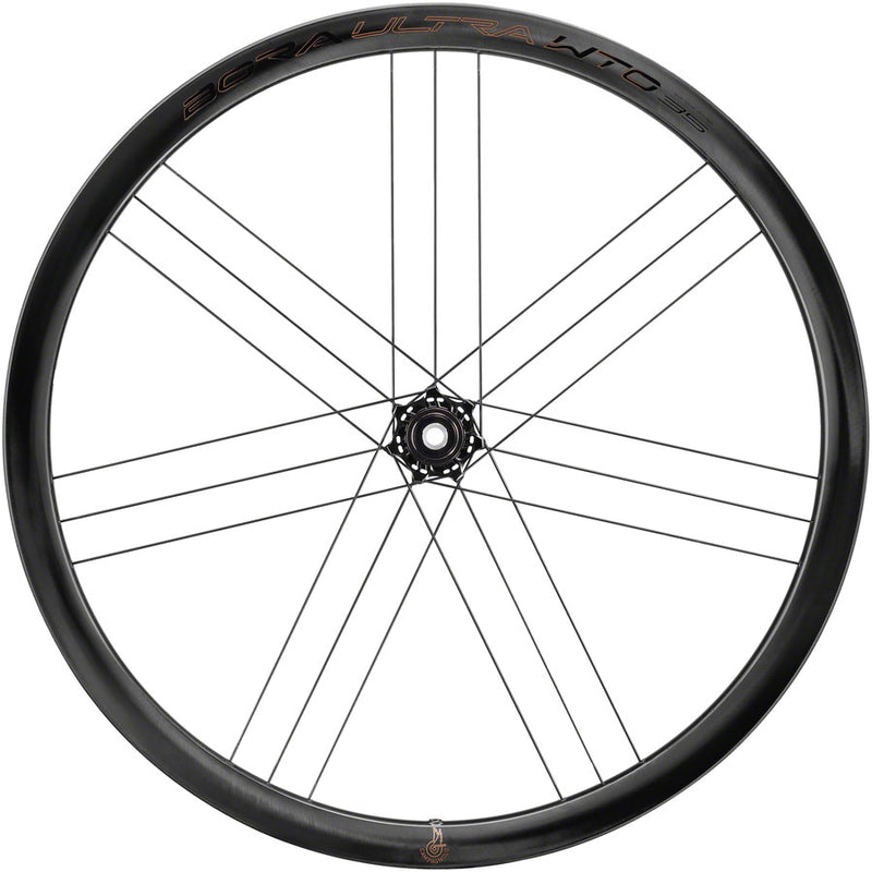 Load image into Gallery viewer, Campagnolo Bora Ultra WTO 35 C23 Front Wheel - 700c 12 x 100mm Center-Lock 2-Way Fit Carbon
