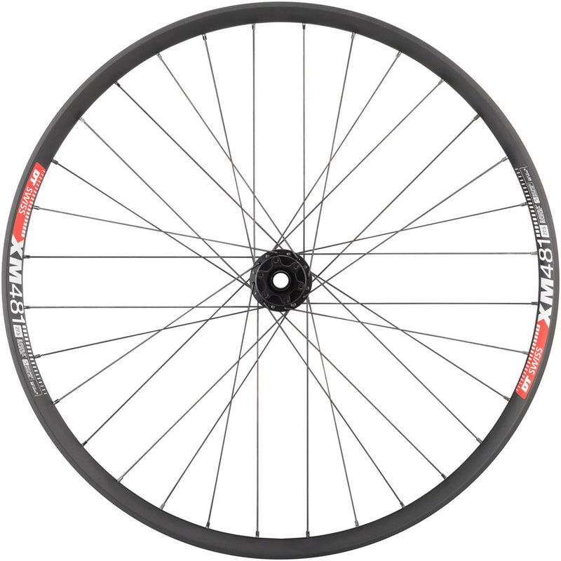 Load image into Gallery viewer, Quality Wheels DT 350/DT XM481 Front Wheel - 27.5" 15 x 110mm 6-Bolt Black
