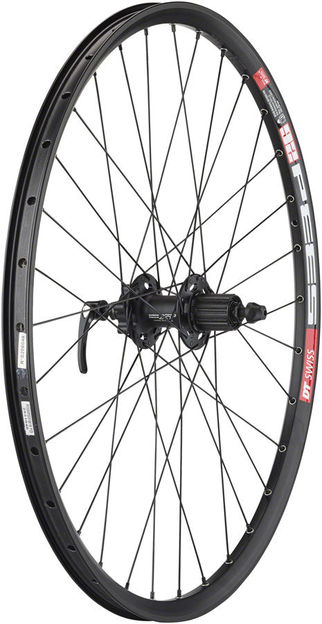 Load image into Gallery viewer, Quality Wheels Shimano FH-QB400/DT 533d Rear Wheel - 26" QR x 135mm 6-Bolt HG 10 BLK 32H
