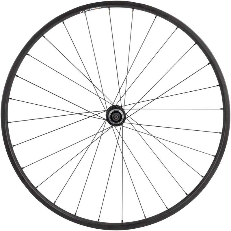 Load image into Gallery viewer, Quality Wheels Value Double Wall Series Disc Front Wheel - 650b QR x 100mm Center-Lock BLK 28H
