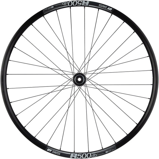Quality Wheels 105/DT R500 Disc Front Wheel - 700 12 x 100mm Center-Lock BLK 32H
