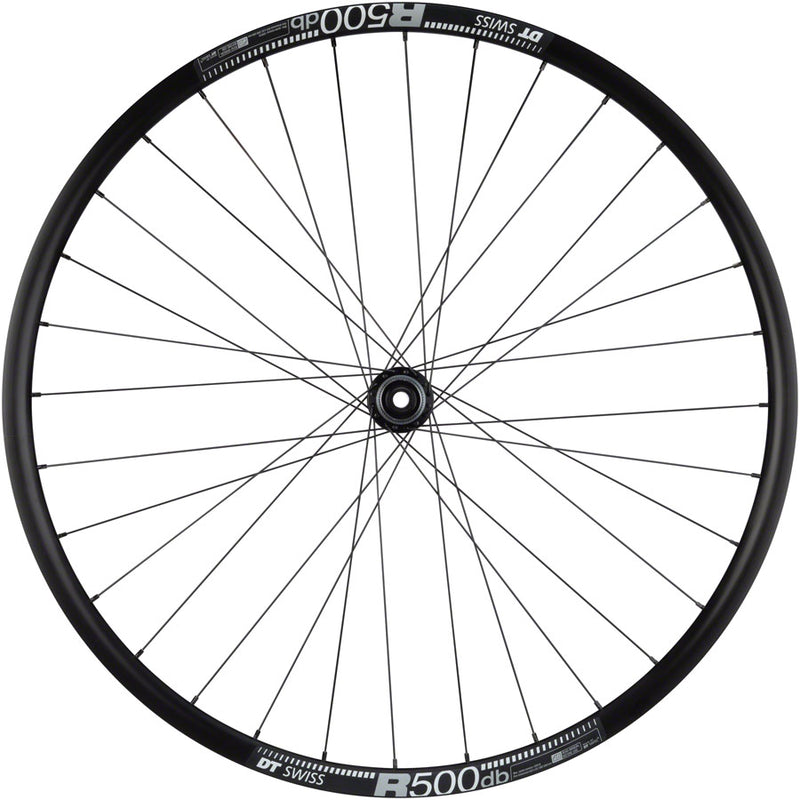 Load image into Gallery viewer, Quality Wheels 105/DT R500 Disc Rear Wheel - 700 12 x 142mm Center-Lock HG 11 MTN BLK 32H

