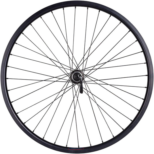 Quality Wheels Value HD Series Disc Front Wheel - 26" QR x 100mm Center-Lock BLK 36H