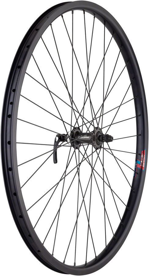 Load image into Gallery viewer, Quality Wheels Value HD Series Disc Front Wheel - 700 QR x 100mm Center-Lock BLK 36H
