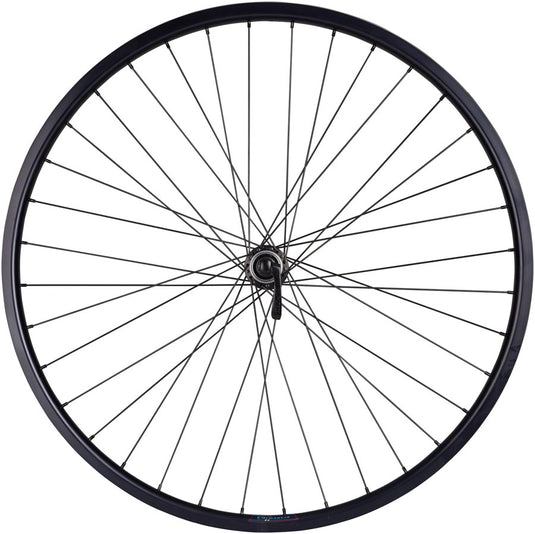 Quality Wheels Value HD Series Disc Front Wheel - 700 QR x 100mm Center-Lock BLK 36H