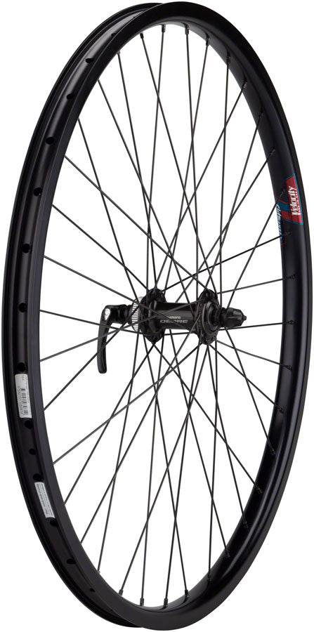 Load image into Gallery viewer, Quality Wheels Value HD Series Disc Front Wheel - 650b QR x 100mm Center-Lock BLK 36H

