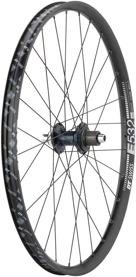 Load image into Gallery viewer, Quality Wheels Shimano SLX/DT E532 Rear Wheel - 27.5" 12 x 148mm Center-Lock Micro Spline BLK 28H
